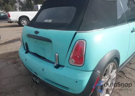 2007 Mini Cooper S z USA, uszkodzony, nr VIN WMWRH33537TL94656